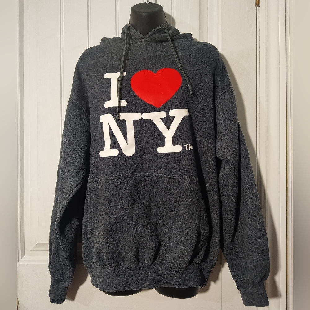 I Love NY ❤️ Hoodie Sweatshirt Large
